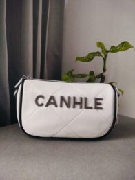 Adda Quilted White Rectangle Sling Bag