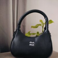 Adda Chic Black Textured Shoulder Bag