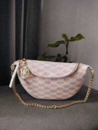 Adda Trendy Half-Moon Monogram Sling Bag