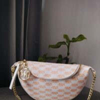 Adda Trendy Half-Moon Monogram Sling Bag
