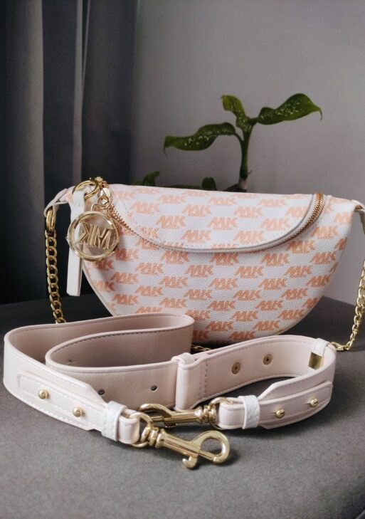 Adda Trendy Half-Moon Monogram Sling Bag
